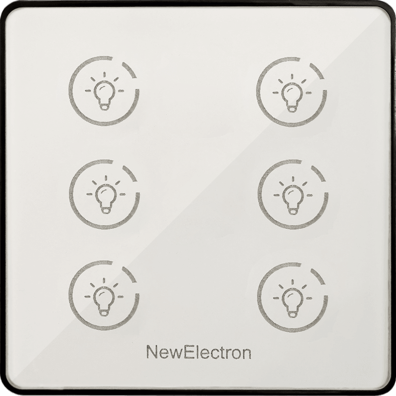 کلید لمسی شش پل - NE-TK1 - نیوالکترون