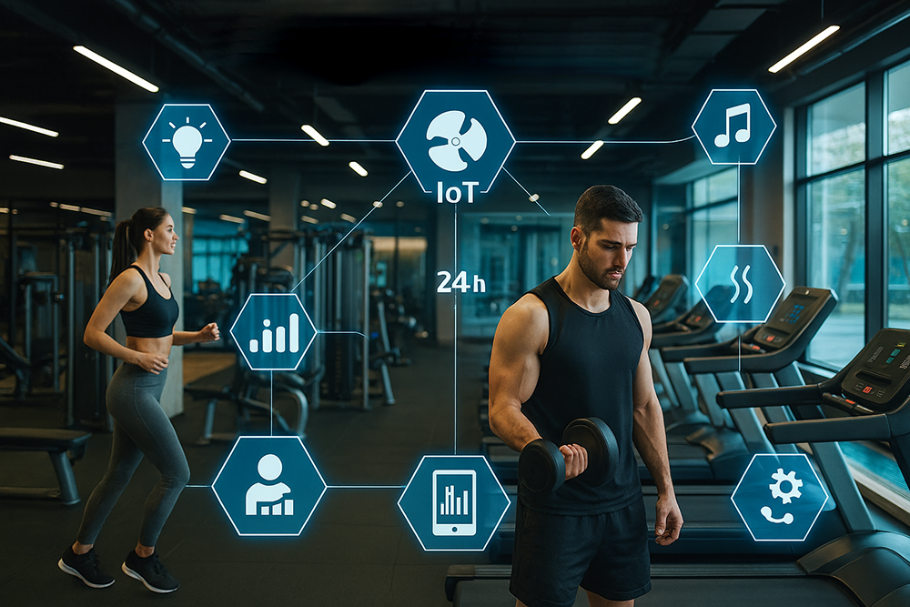 هوشمند سازی باشگاه ورزشی با استفاده از IOT