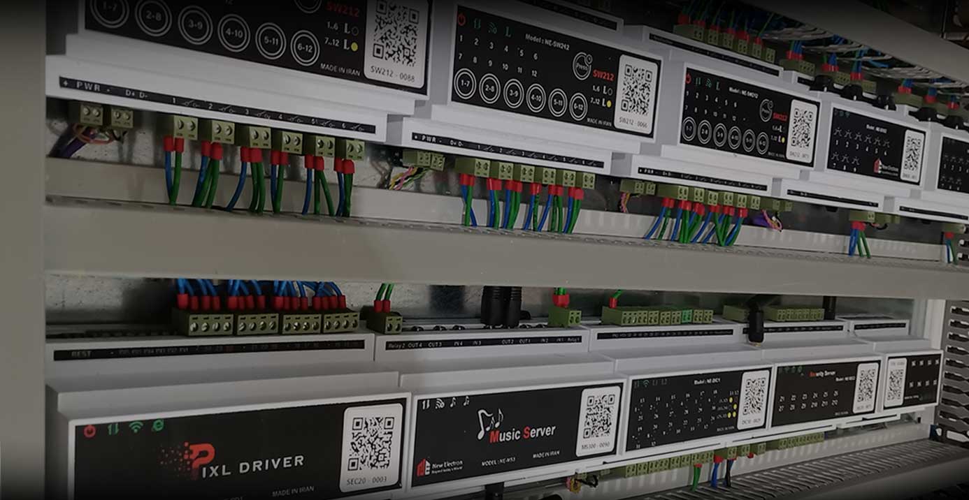 سیستم مدباس نیوالکترون محدودیتهای بستر مدباس را برطرف کرده و قابلیت پشتیبانی تا 500 دستگاه را به صورت واحد و یکپارچه در بستر نرم افزار دارد