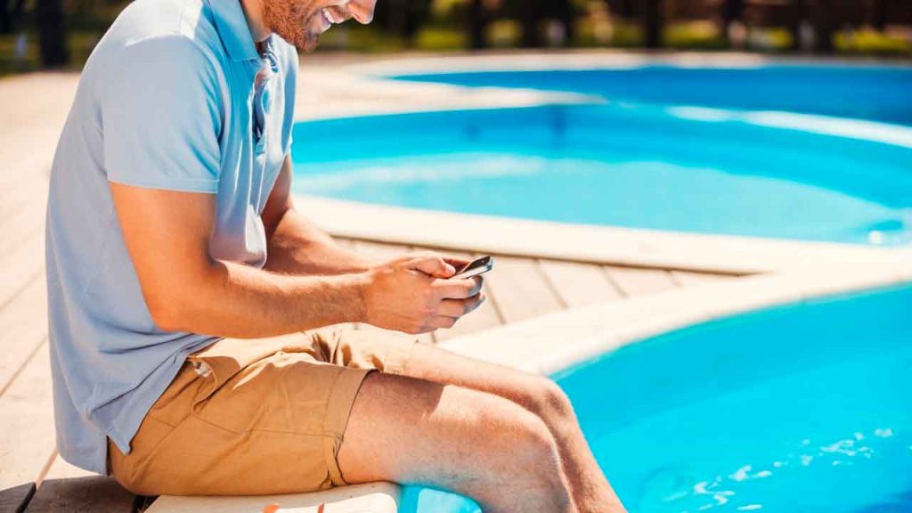 کنترل استخر با موبایل حتی از راه دور